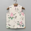 New Spring Roses Printed Jacket BOY Indian Ethnic Wear | Ethnic Jackets