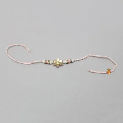 Hot Stone Studded Flower Rakhi BOY Rakhis | Rakhis