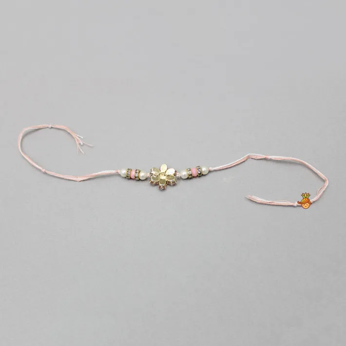 Hot Stone Studded Flower Rakhi BOY Rakhis | Rakhis