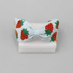 Best Strawberry Embroidered Hairband Hair Accessories | Hair Bands