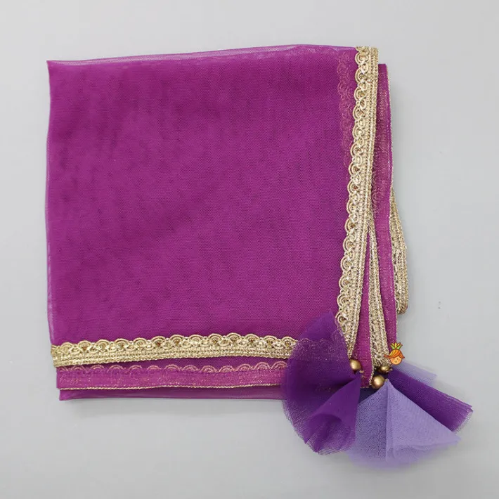 Outlet Stunning Embroidered Top And Pleated Lehenga With Net Dupatta Ethnic Wear | Lehengas & Ghagras