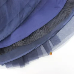 New Stunning Pearls And White Stones Embellished Navy Blue Gown Dresses & Sets | Gowns