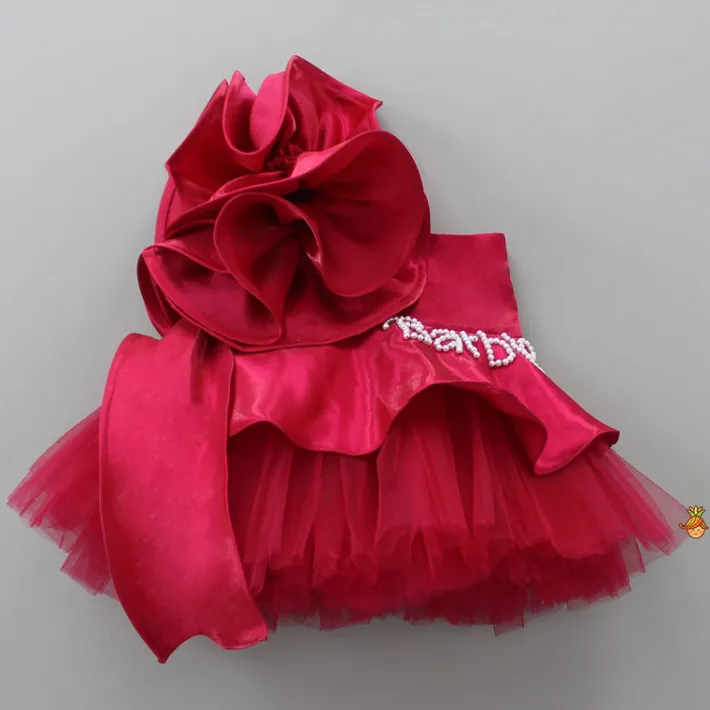 Sale Stunning Swirl Ruffled One Shoulder Layered Dress Dresses & Sets | Dresses