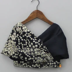Best Stylish Overlap Black Top And Layered Lehenga Ethnic Wear | Lehengas & Ghagras