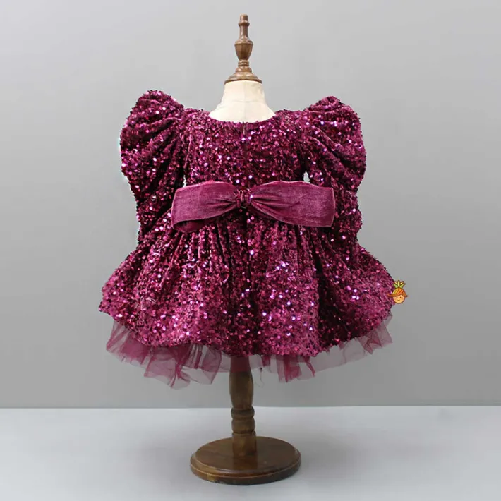 Outlet Stylish Sleeves Exquisite Dress With Velvet Hair Clip Dresses & Sets | Dresses