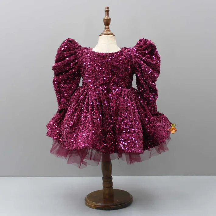 Outlet Stylish Sleeves Exquisite Dress With Velvet Hair Clip Dresses & Sets | Dresses
