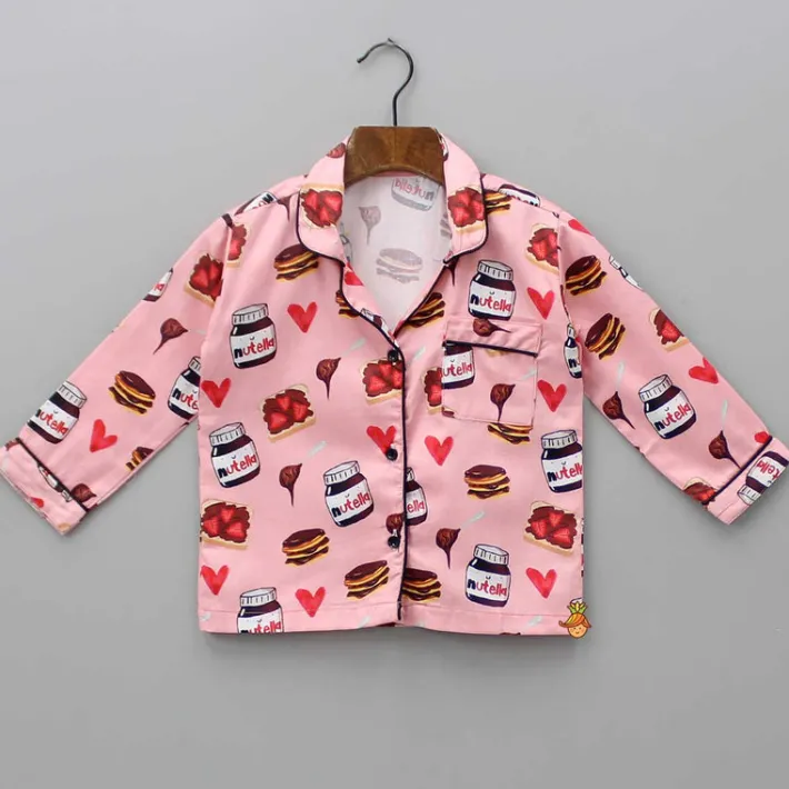 Best Sweet Chocolate Breakfast Printed Sleepwear Sleepwear