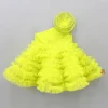 Discount Swirl Frilled One Shoulder Lime Green Dress Dresses & Sets | Dresses