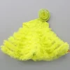 Clearance Swirl Frilled One Shoulder Lime Green Dress Dresses & Sets | Dresses