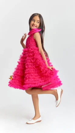 Outlet Swirl One Shoulder Frilled Dress Dresses & Sets | Dresses