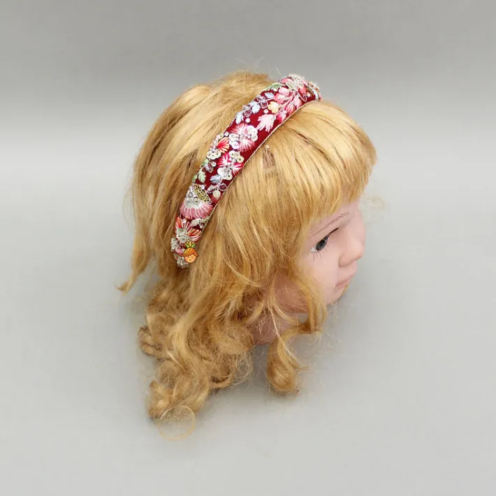 New Thread And Cutdana Embroidered Hairband Hair Accessories | Hair Bands