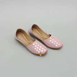 Clearance Thread And Faux Mirror Work Jutti BOY Shoes