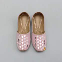 Clearance Thread And Faux Mirror Work Jutti BOY Shoes