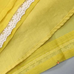 New Thread Embroidered Yoke Kurti And Off White Pant Ethnic Wear | Churidars & Salwars