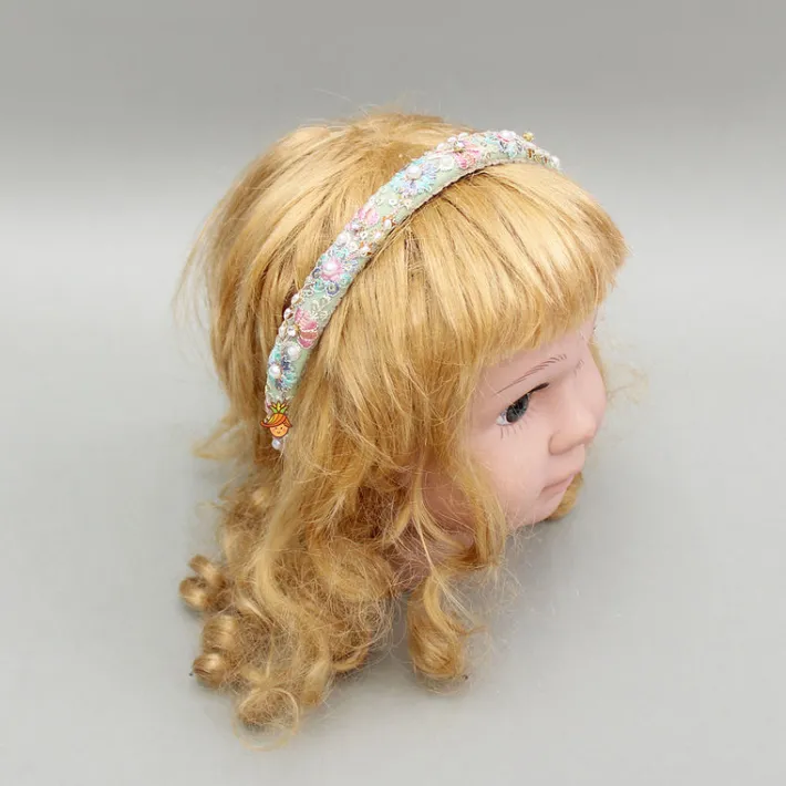Sale Thread Floral Embroidered Hairband Hair Accessories | Hair Bands