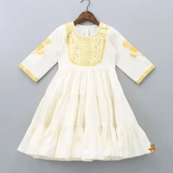 Best Tiered Kurti With Pant And Dupatta Ethnic Wear | Palazzos & Shararas
