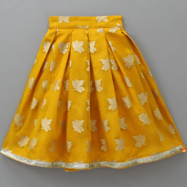 Sale Top And Multicolored Jacket With Box Pleated Lehenga Ethnic Wear | Lehengas & Ghagras