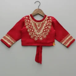 Online Triple Knot Red Top And Lehenga Ethnic Wear | Lehengas & Ghagras