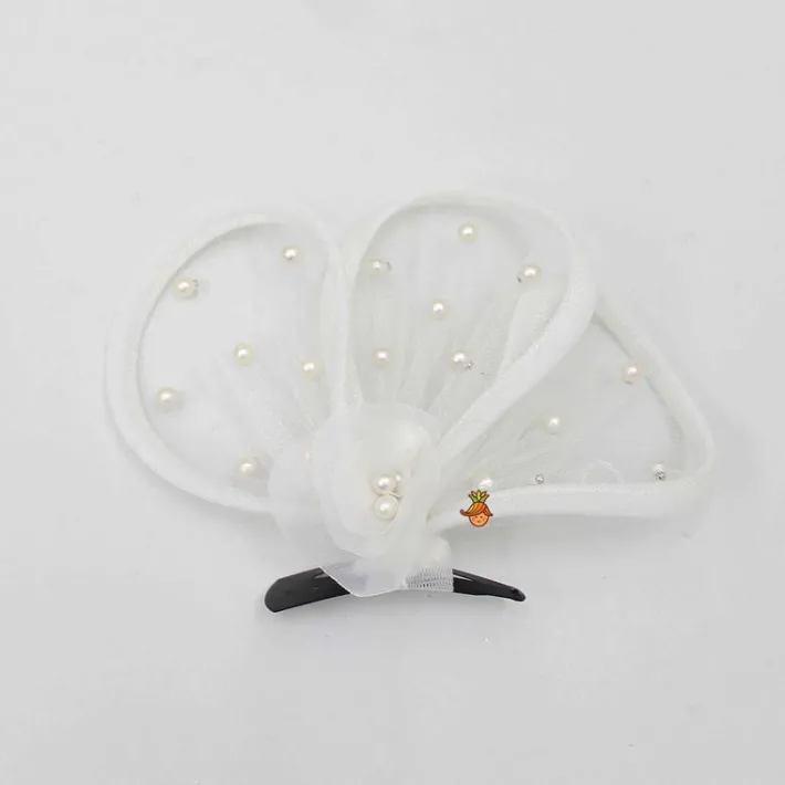 Online Twisted White Net Hair Clip Hair Accessories | Hair Clips