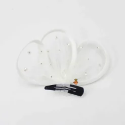 Online Twisted White Net Hair Clip Hair Accessories | Hair Clips
