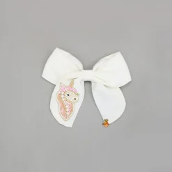 Online Unicorn Embroidered Bowie Hair Clip Hair Accessories | Hair Clips