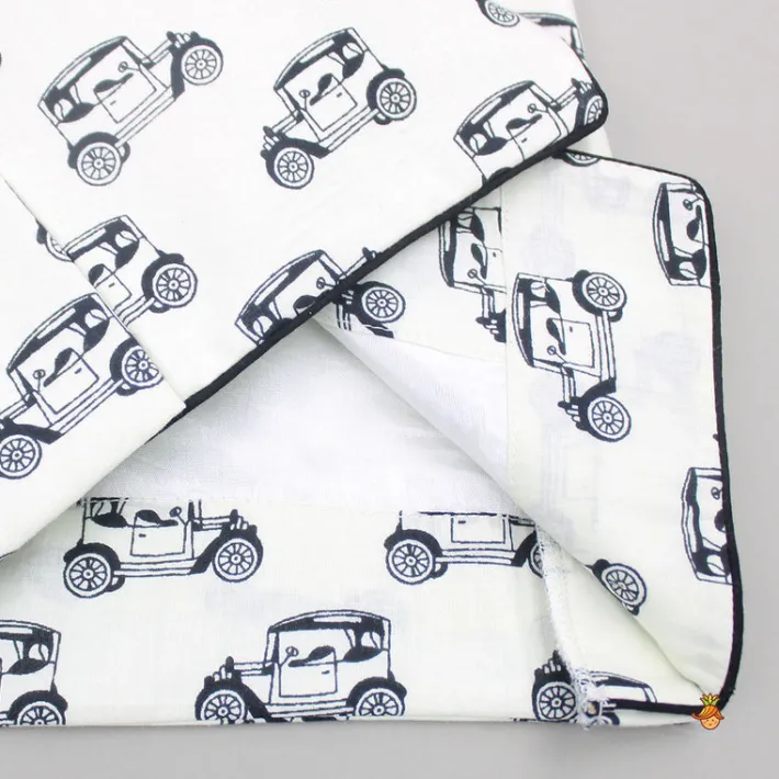 Sale Vehicle Printed Kurta With Jacket And Pyjama BOY Indian Ethnic Wear | Ethnic Sets