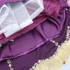 Hot Velvet Embroidered Top And Lehenga With Dupatta Ethnic Wear | Lehengas & Ghagras