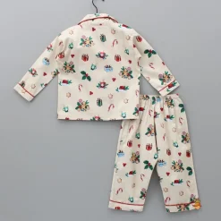 Outlet Vintage Christmas Printed Sleepwear BOY Sleep Wear | Sleepwear