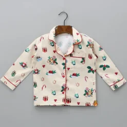 Outlet Vintage Christmas Printed Sleepwear BOY Sleep Wear | Sleepwear
