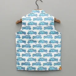 Outlet Vintage Jeep Printed Jacket BOY Indian Ethnic Wear | Ethnic Jackets