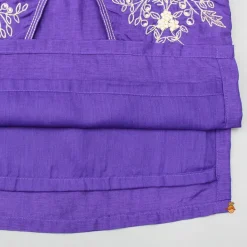 New Violet Kurta With Embroidered Flap And Pyjama BOY Twinning Sets | Indian Ethnic Wear