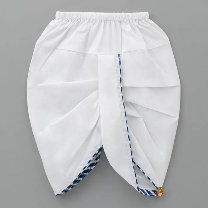 Best White Angrakha Kurta With Dhoti BOY Indian Ethnic Wear | Ethnic Sets