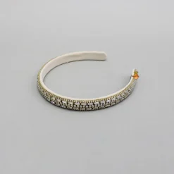 Best White Artificial Stone Embroidered Hairband Hair Accessories | Hair Bands