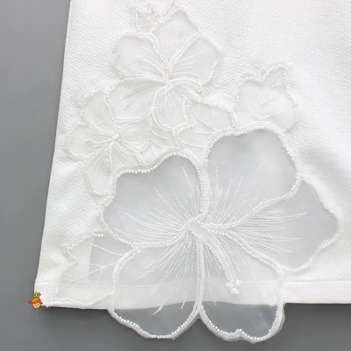 Best White Embellished Dress With Matching Sling Bag Dresses & Sets | Dresses