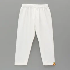 Outlet White Embroidered Kurta And Pyjama BOY Indian Ethnic Wear | Ethnic Sets