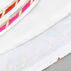 New White Gota Lace Detailed Multicolour Embroidered Kurti Ethnic Wear | Kurtis & Jumpsuits