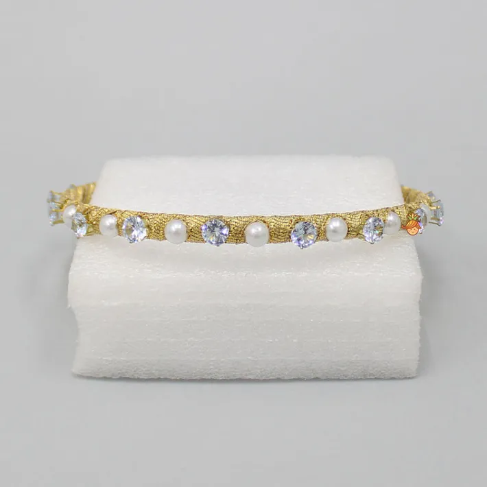 Sale White Stones Adorned Pearly Hair Band Hair Accessories | Hair Bands
