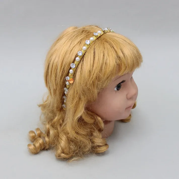 Sale White Stones Adorned Pearly Hair Band Hair Accessories | Hair Bands