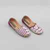 Best Wine Checks And Floral Embroidered Jutti BOY Shoes | Shoes