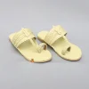 Online Yellow Braided Kolhapuri Flats Shoes