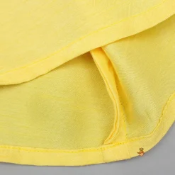 New Yellow Embroidered Kurti And Flared Palazzo Ethnic Wear | Palazzos & Shararas