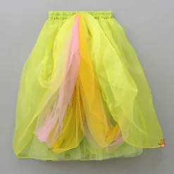 Clearance Yellow Faux Mirror Work Top And Stylish Lehenga With Dupatta Ethnic Wear | Lehengas & Ghagras