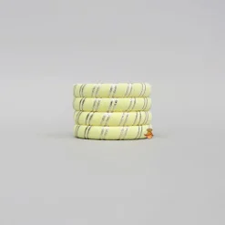 New Yellow Lace Detailed Bangles Set Bangles