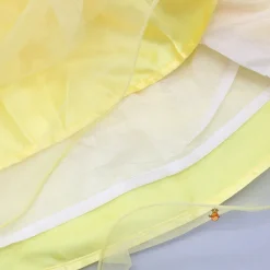 Hot Yellow Lacy Floral Dress Dresses & Sets | Dresses