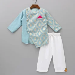 Fashion Zari Brocade Embroidered Stylish Kurta And Pyjama BOY Indian Ethnic Wear | Ethnic Sets