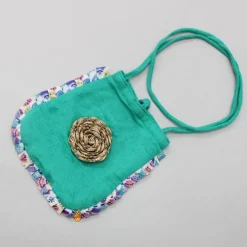 New Zari Embroidered Stylish Crop Top And Colourful Lehenga With Sling Bag Twinning Sets | Ethnic Wear
