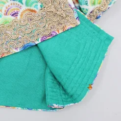 New Zari Embroidered Stylish Crop Top And Colourful Lehenga With Sling Bag Twinning Sets | Ethnic Wear