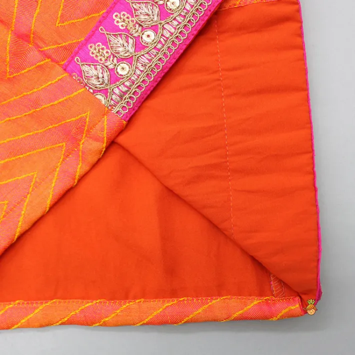 Fashion Zig-Zag Printed Top With Printed Dhoti Ethnic Wear | Dhotis & Patialas